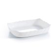 Serving Platter Luminarc Smart Cuisine Rectangular White Glass 29 x 30 cm (6 Units) Online now