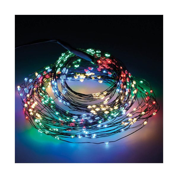 Wreath of LED Lights Lumineo Multicolour on Sale