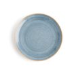 Flat Plate Ariane Terra Blue Ceramic Ø 21 cm (12 Units) For Sale