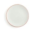 Flat plate Ariane Terra Ceramic Beige (24 cm) (6 Units) For Sale