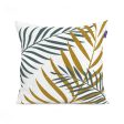 Cushion cover HappyFriday Blanc Foliage mint Multicolour 2 Pieces Cheap