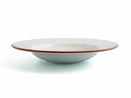 Deep Plate Ariane Terra Ceramic Beige (Ø 26 cm) (6 Units) Hot on Sale