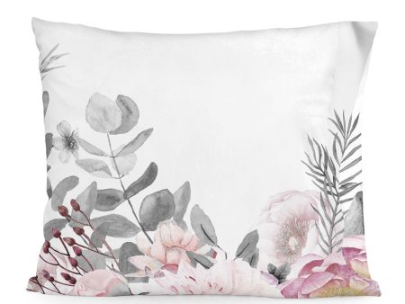 Pillowcase HappyFriday Delicate bouquet  Multicolour 60 x 70 cm For Sale