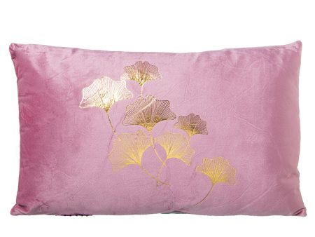 Cushion Alexandra House Living Pink Golden Textile 50 x 30 cm Fashion