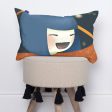 Cushion cover HappyFriday Mr Fox The Warrior Multicolour 50 x 30 cm on Sale