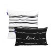 Cushion cover HappyFriday Blanc My love Multicolour 2 Pieces Supply