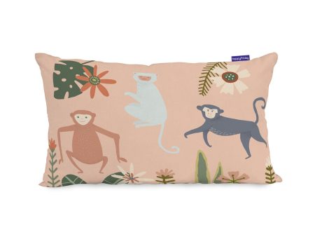 Cushion cover HappyFriday Mr Fox Jungle Life Multicolour 50 x 30 cm For Cheap