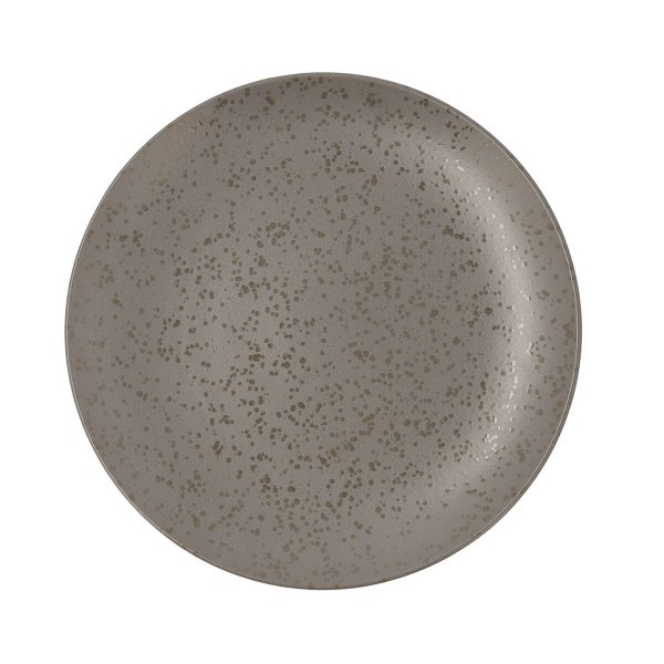 Flat plate Ariane Oxide Ceramic Grey (Ø 31 cm) (6 Units) Sale