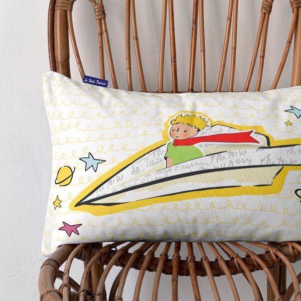 Cushion cover HappyFriday Le Petit Prince Navire Multicolour 50 x 30 cm Discount