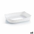 Serving Platter Luminarc Smart Cuisine Rectangular White Glass 29 x 30 cm (6 Units) Online now