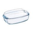 Serving Platter Pyrex Classic With lid 4,5 L 38 x 22 x 11 cm Transparent Glass (3 Units) Online