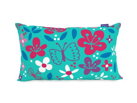 Cushion cover HappyFriday Moshi Moshi Cherry Blossom Multicolour 50 x 30 cm Hot on Sale