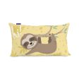 Cushion cover HappyFriday Moshi Moshi Happy Sloth Multicolour 50 x 30 cm Online Hot Sale