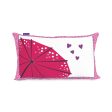 Cushion cover HappyFriday Moshi Moshi Cherry Blossom Multicolour 50 x 30 cm Hot on Sale