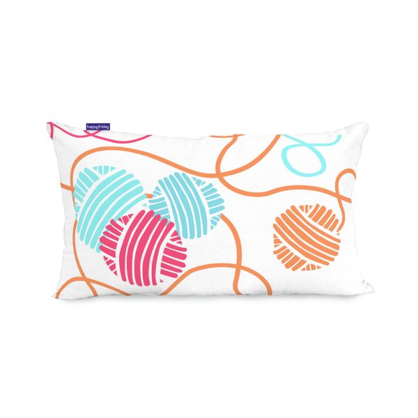 Cushion cover HappyFriday Moshi Moshi Cat & Mouse Multicolour 50 x 30 cm Online