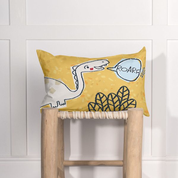 Cushion cover HappyFriday Moshi Moshi Dino Friends Multicolour 50 x 30 cm Fashion