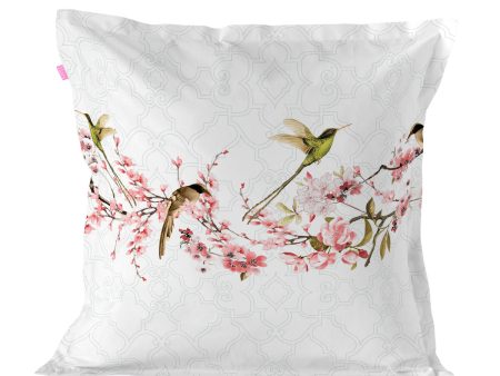 Cushion cover HappyFriday Sakura  Multicolour 60 x 60 cm For Cheap