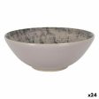 Bowl La Mediterránea Aspe Grey Ø 16,3 x 6,1 cm (24 Units) Online now