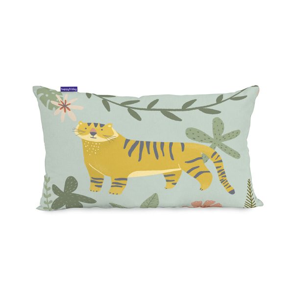 Cushion cover HappyFriday Mr Fox Jungle Life Multicolour 50 x 30 cm For Cheap