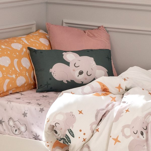 Cushion cover HappyFriday Moshi Moshi Baby Koala Multicolour 50 x 30 cm on Sale