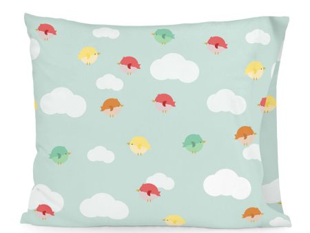 Pillowcase HappyFriday Happynois Learning to fly Multicolour 60 x 70 cm For Discount