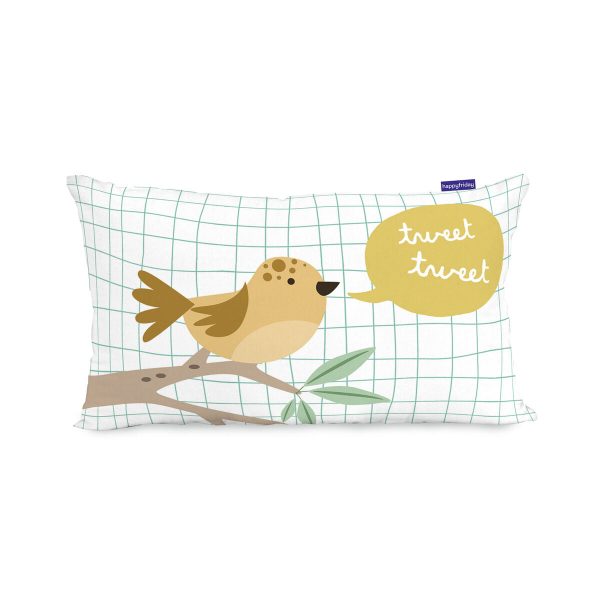 Cushion cover HappyFriday Moshi Moshi Happy Sloth Multicolour 50 x 30 cm Online Hot Sale