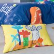 Cushion cover HappyFriday Moshi Moshi Funnysaurus Multicolour 50 x 30 cm Online