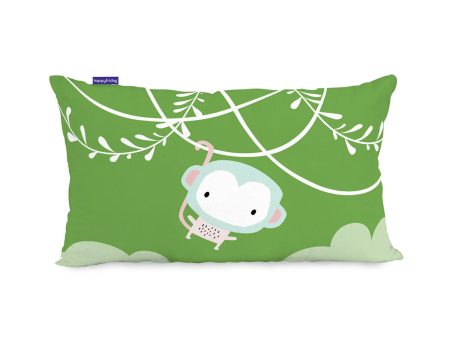 Cushion cover HappyFriday Moshi Moshi Macaque Multicolour 50 x 30 cm Sale