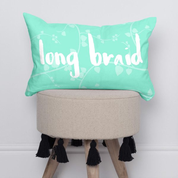 Cushion cover HappyFriday Mr Fox Long Braid Multicolour 50 x 30 cm Online Hot Sale