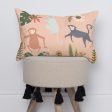 Cushion cover HappyFriday Mr Fox Jungle Life Multicolour 50 x 30 cm For Cheap