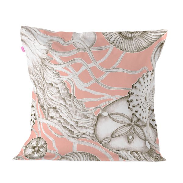 Cushion cover HappyFriday Coral reef Multicolour 60 x 60 cm Online now