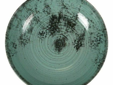 Deep Plate La Mediterránea Aspe Turquoise Ø 22,7 x 5 cm (12 Units) Cheap