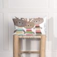 Cushion cover HappyFriday Moshi Moshi Rabbit Family Multicolour 50 x 30 cm Sale