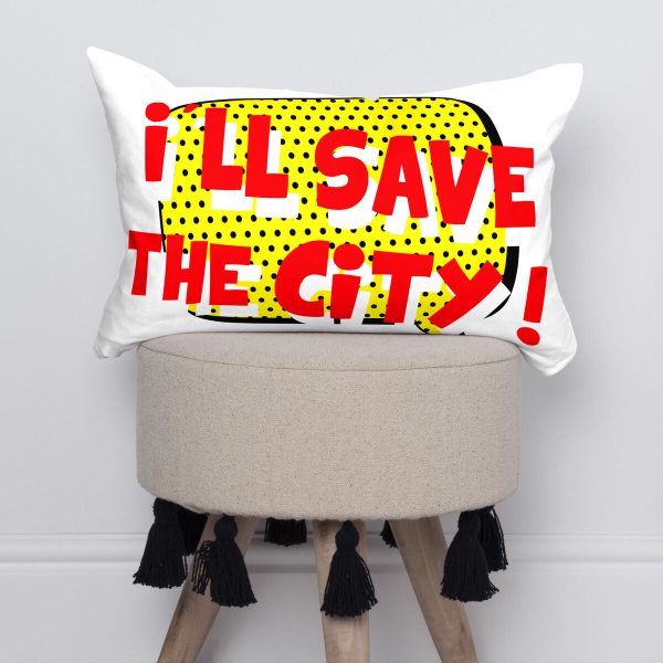 Cushion cover HappyFriday Mr Fox Bat Multicolour 50 x 30 cm Cheap