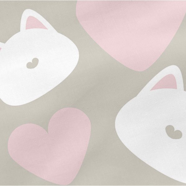 Pillowcase HappyFriday Happynois Kitty Multicolour 60 x 70 cm For Cheap