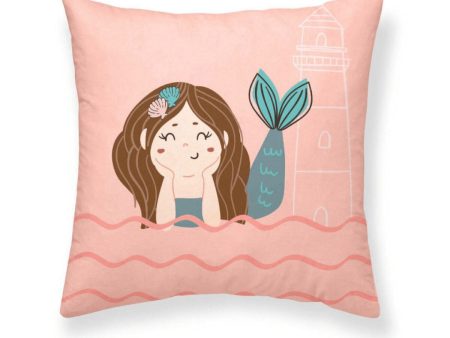 Cushion cover Kids&Cotton Mosi A Pink 50 x 50 cm Online now