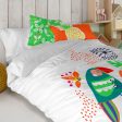 Cushion cover HappyFriday Moshi Moshi Pretty Parrots Multicolour 50 x 30 cm Hot on Sale