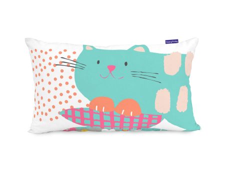 Cushion cover HappyFriday Moshi Moshi Cat & Mouse Multicolour 50 x 30 cm Online