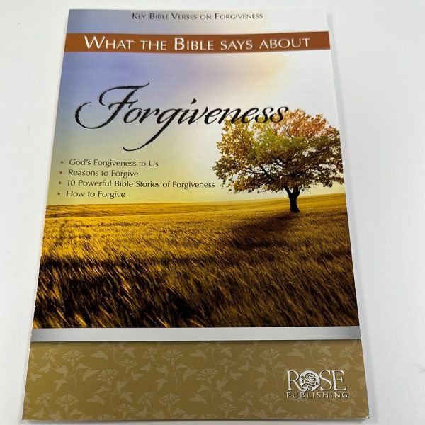 WHAT BIBLE SAYS ABOUT FORGIVENESS PAMPHLET-4400 on Sale