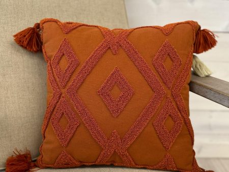 Cozy Moment Tufted Geometric Cushion Discount